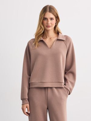Mohito - LADIES` BLOUSE - Beige - L