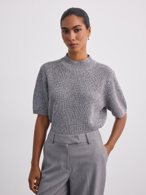Mohito - Jersey de cuello alto de punto - beige - L
