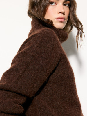 Mohito - Maglione in misto lana di alpaca - marrone polveroso - XXL