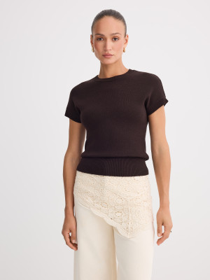 Mohito - Maglione a maniche corte - marrone polveroso - XS