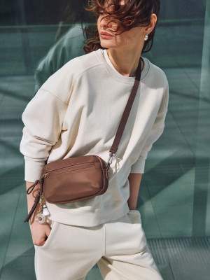 Mohito - Τσάντα crossbody - σκουρο καφέ - ONE SIZE