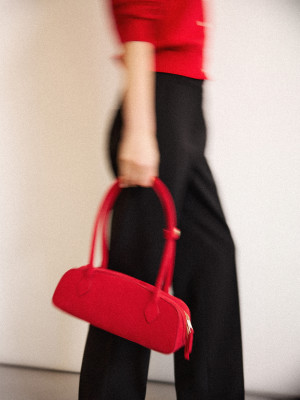 Mohito - Tasche aus Wildleder - Rot - ONE SIZE
