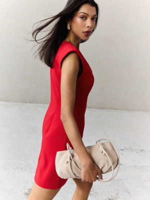 Mohito - Leather handbag - beige - ONE SIZE