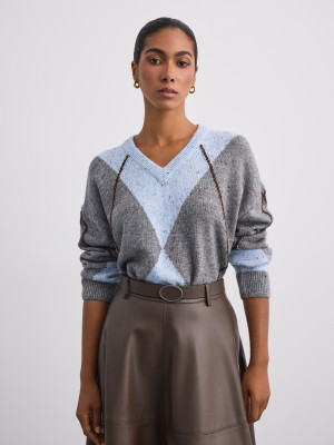 Mohito - LADIES` SWEATER - azul pálido - L