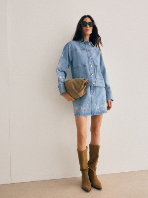 Mohito - Minigonna in denim - blu - 34