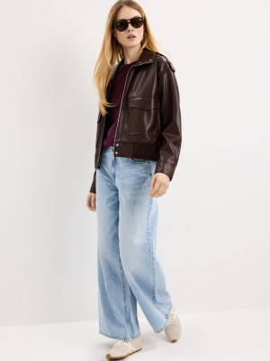 Mohito - Jeans mit weitem Bein - Blau - 32