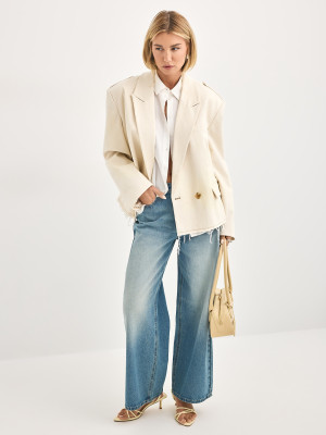 Mohito - Jeans a gamba ampia - blu scuro - 34
