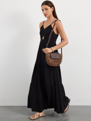 Mohito - Maxikleid - Schwarz - L