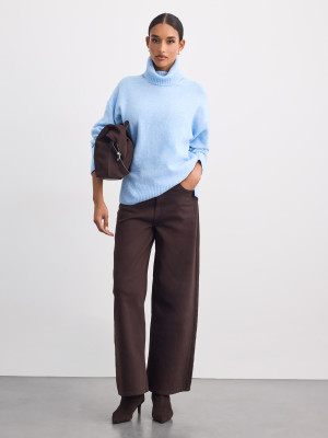 Mohito - Jersey con cuello vuelto - azul pálido - L