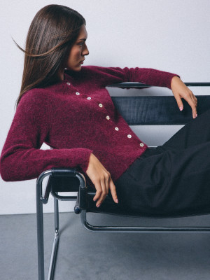 Mohito - Cardigan con lana - maroon - XL