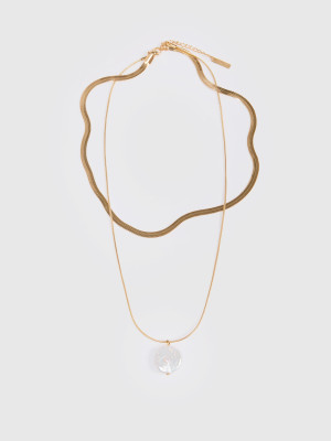 Mohito - Collar doble - dorado - ONE SIZE