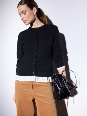 Mohito - Strickjacke - Schwarz - XL