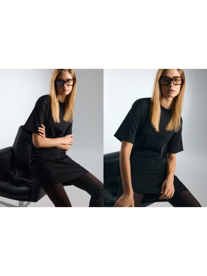 Mohito - Mini abito a trapezio - nero - M