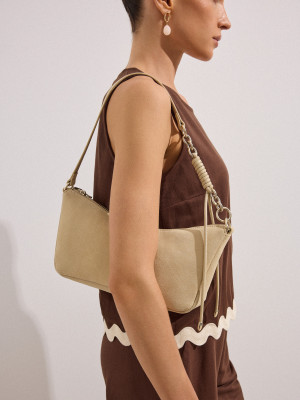 Mohito - Leather handbag - beige - ONE SIZE