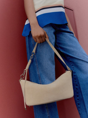 Mohito - Tasche aus Leder - Beige - ONE SIZE