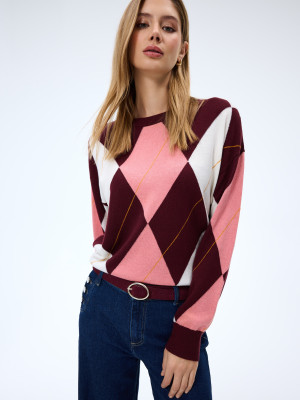 Mohito - Maglione misto lana - bordeaux - XL