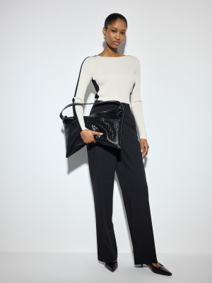 Mohito - Pantaloni flare - nero - 42
