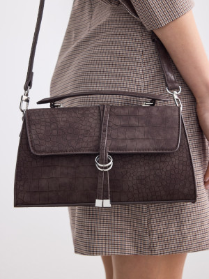 Mohito - Torebka crossbody - ciemnobrązowy -