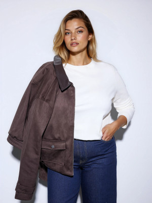 Mohito - Bluse Aus Baumwolle - Creme - XS