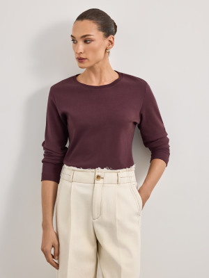 Mohito - Top in cotone - mogano - L