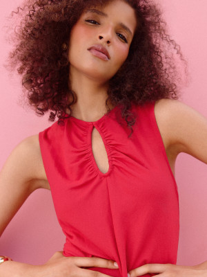 Mohito - Mini abito con cut-out - rosso - L