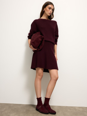Mohito - Minigonna - maroon - XXL