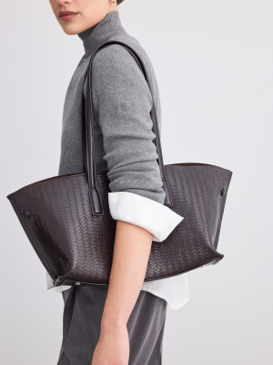 Mohito - Torebka shopper na ramię - ciemnobrązowy -
