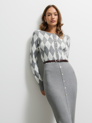 Mohito - Pulloverkleid Midi - Grau - XL