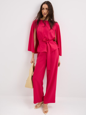 Mohito - Pantaloni wide leg - fucsia - 34