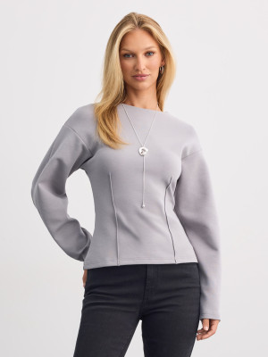 Mohito - Blusa a maniche lunghe - grigio medio - L