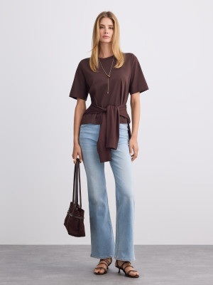 Mohito - T-Shirt - Dunkelbraun - L