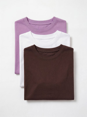 Mohito - T-shirt in cotone - marrone scuro - XS