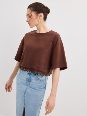 Mohito - T-shirt a maniche corte - marrone - XL