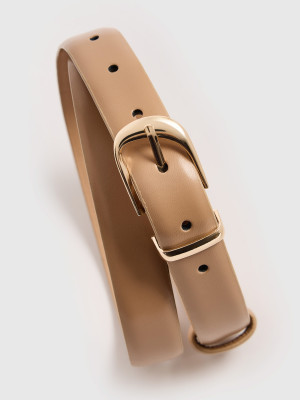 Mohito - Cintura in pelle - beige - XL