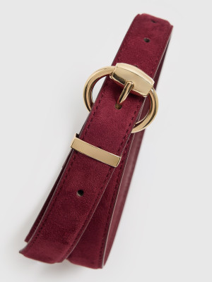 Mohito - Cintura con fibbia - maroon - L