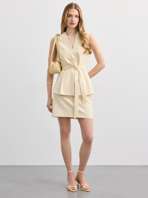 Mohito - Minigonna - giallo chiaro - 40