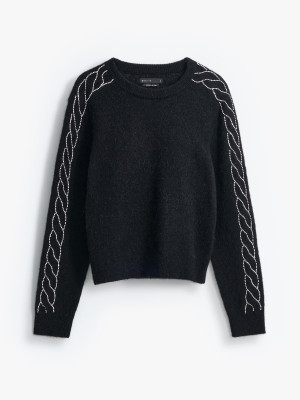 Mohito - Pullover mit Alpakawolle - Schwarz - L