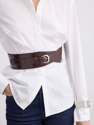 Mohito - Cintura ampia con fibbia - marrone scuro - L/XL
