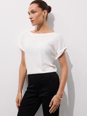Mohito - T-Shirt mit kurzen Ärmeln - Creme - XXL