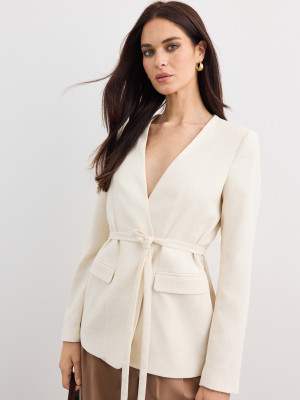 Mohito - Giacca allacciata - beige - 34