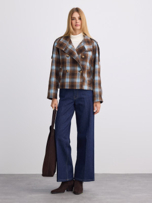 Mohito - Jeans mit weitem Bein - Navy - 32