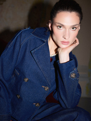 Mohito - Denim-Jacke - Navy - 32