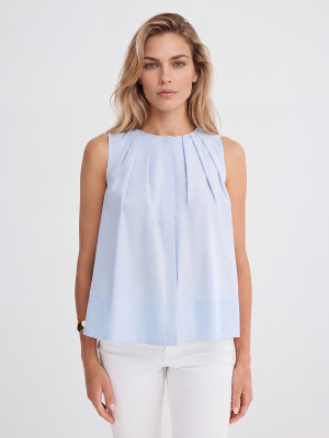 Mohito - Bluse aus Lyocell-Mix - Blau - 32