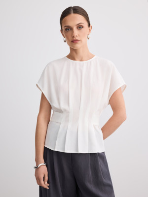 Mohito - Blusa con manga kimono - blanco - 36