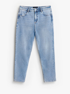 Mohito - Mom-Jeans im Slim-Fit - Blau - 625GB-05J