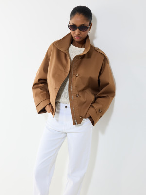 Mohito - Jacke mit Stehkragen - Goldbraun - 32
