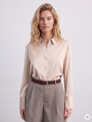 Mohito - Camisa de corte recto - nude - 32