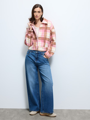 Mohito - Jeans mit breiten Beinen - Blau - 38