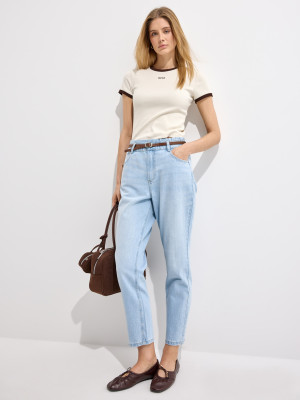 Mohito - Paperbag jeans - azul - 38