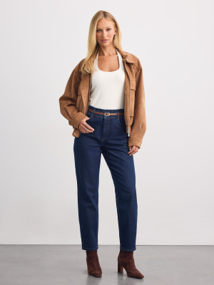 Mohito - Paperbag jeans - steel blue - 32